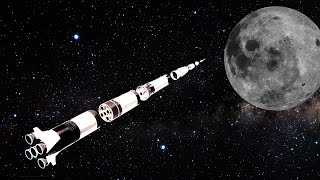 How the Saturn V Broke into Pieces Launching to the Moon