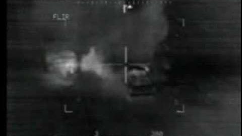 RAW COMBAT FOOTAGE: AH 64 Apache Ingaging Insurgents