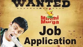 RJ Naved in 'Murga and Job Application'