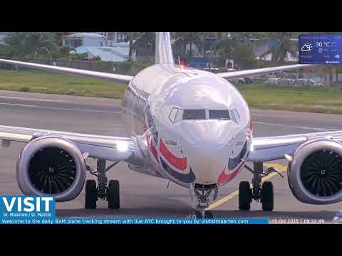LIVE SXM Airport October 15✈️ - Maho Beach Sint Maarten