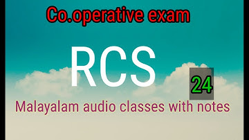 RCS( Registrar of co operative societies)CSEB junior clerk exam/ cashier// Kerafed cashier// BCOM