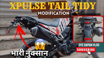 BEST QUALITY TAIL TIDY FOR XPULSE PRO | HOW TO INSTALL ENDURO TAIL TIDY | FULL VIDEO #xpulse200 #new