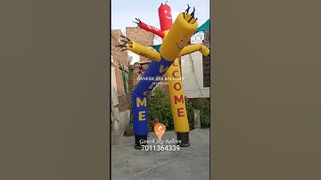 Advertising dancing air Balloon 🎈 9773825771 .Ganesh sky balloon #gsb #shorts #status #youtubeshorts