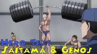 Saitama & Genos Hero Test, One Punch Man English Dub (1080p) screenshot 3