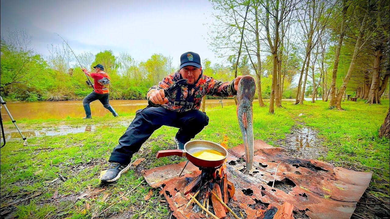 PESCA Y FRITANGA en este LUGAR INCREÍBLE 