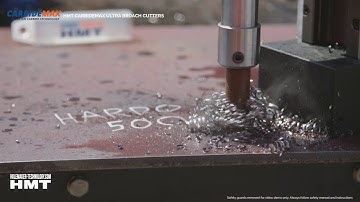 HARDOX CUTTING DEMO : Carbidemax Ultra ® TCT Annular Cutter for Hardox and Wear plate materials