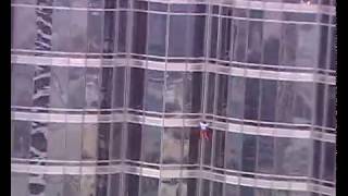 Alain Robert Climbs Burj Khalifa Aerial Filming