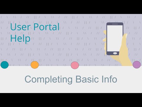 How to Complete Basic Info - YouTube