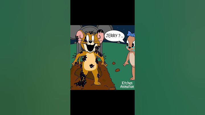 Jerry became a zombie-glitch / Tom and Jerry (Animation) #shorts