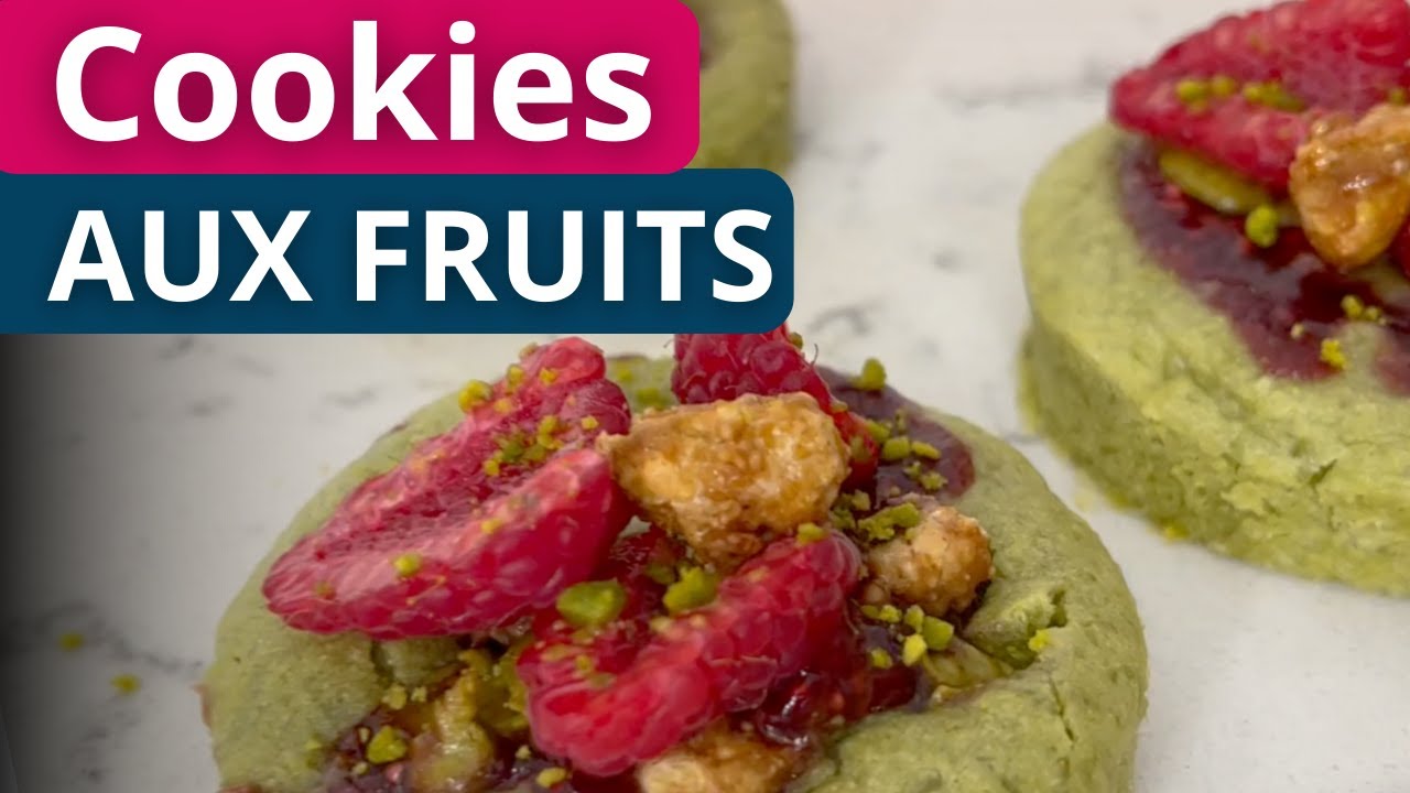 Cookies Pistache-Framboise : Explosion de Saveurs !