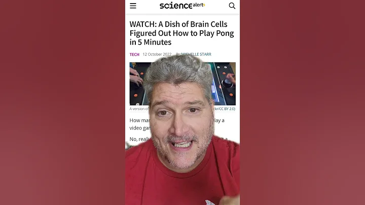 DishBrain learned to play Pong!.... in 5 Min