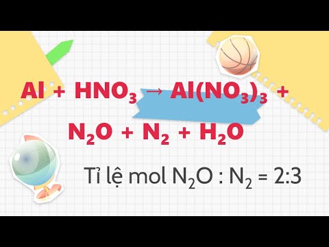 Video cân bằng phản ứng oxi hóa khử Al HNO3 tạo ra N2 N2O có... - youtube