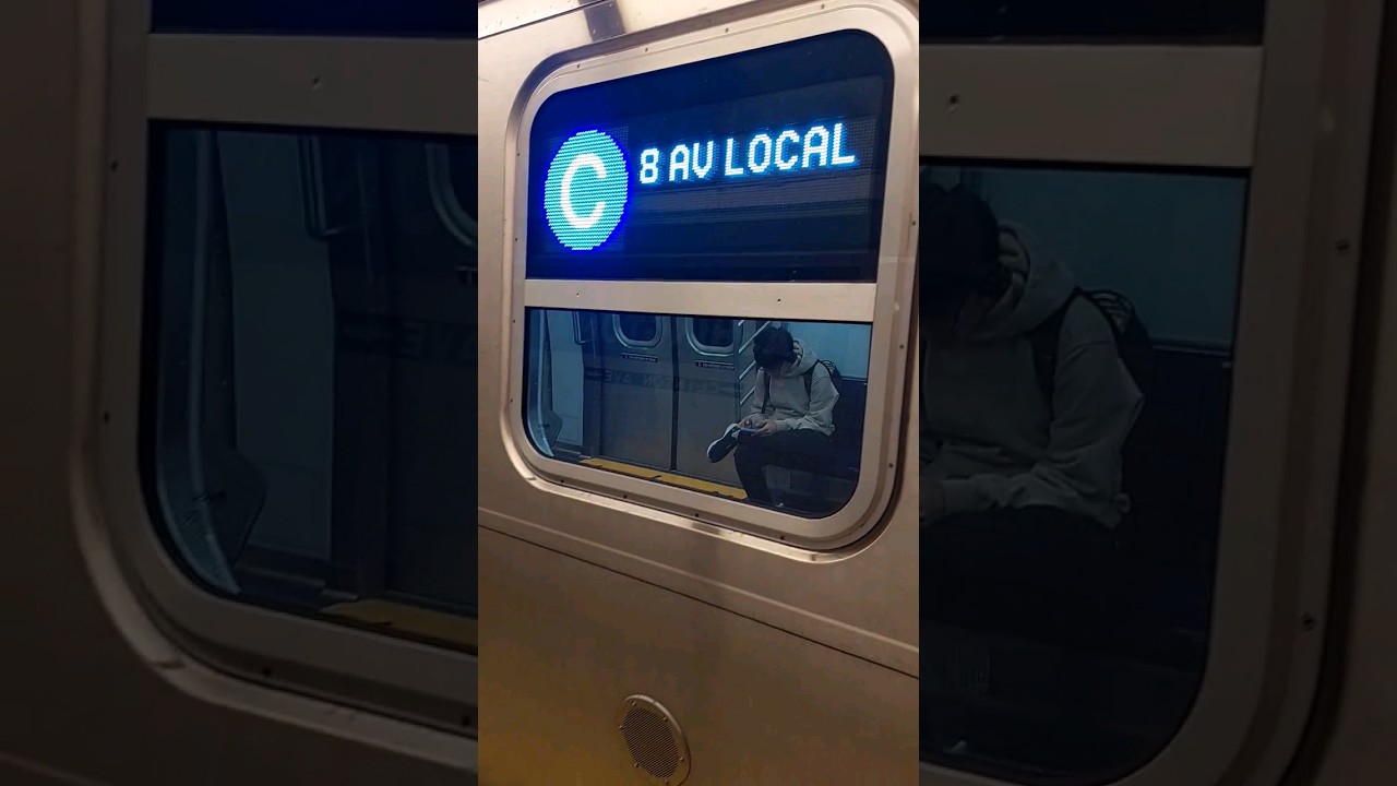 MTA NYC Subway: R211T (C) Train at Clinton - Washington Avenues 