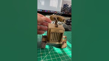 Cardboard Wall-e? Easy! (Unpainted) - No hands
