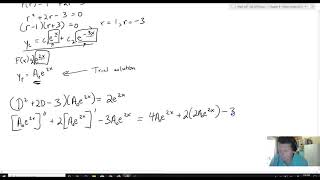 Method of Annihilators- Basic Example and Trial Solutions