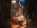 Hydraulic press vs raw chicken  #asmr #foodasmr #hydraulicpress #chicken #aiclips #clipclop