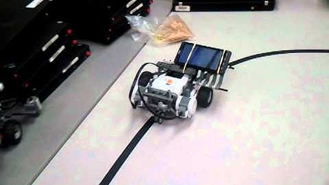 Lego NXT robot line following using Android phone by Jon R.