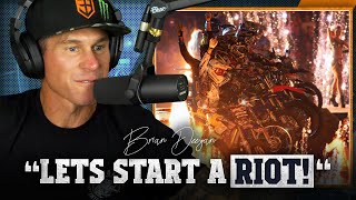 "We told the crowd to RIOT" Brian Deegan on first Crusty Demons show & protection from biker gangs