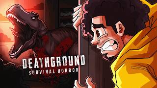 THE DINOSAUR FINNA EAT US!! DEATHGROUND