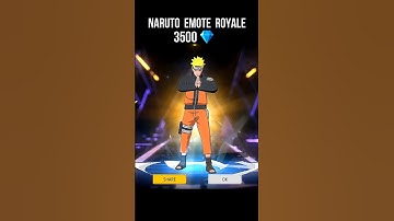 3500 Diamonds For All Naruto Emotes 🔥 Emote Royale In Free Fire #srikantaff