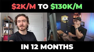 $2k/m to $130k/m in 12mos | Student Interview