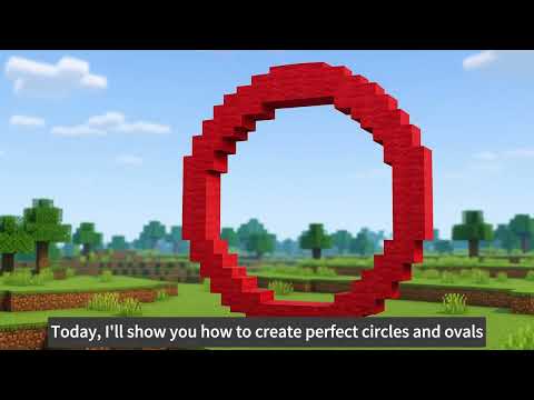 Minecraft Circle Generator Tutorial | How to Build Perfect Circles \u0026 Ovals in Minecraft