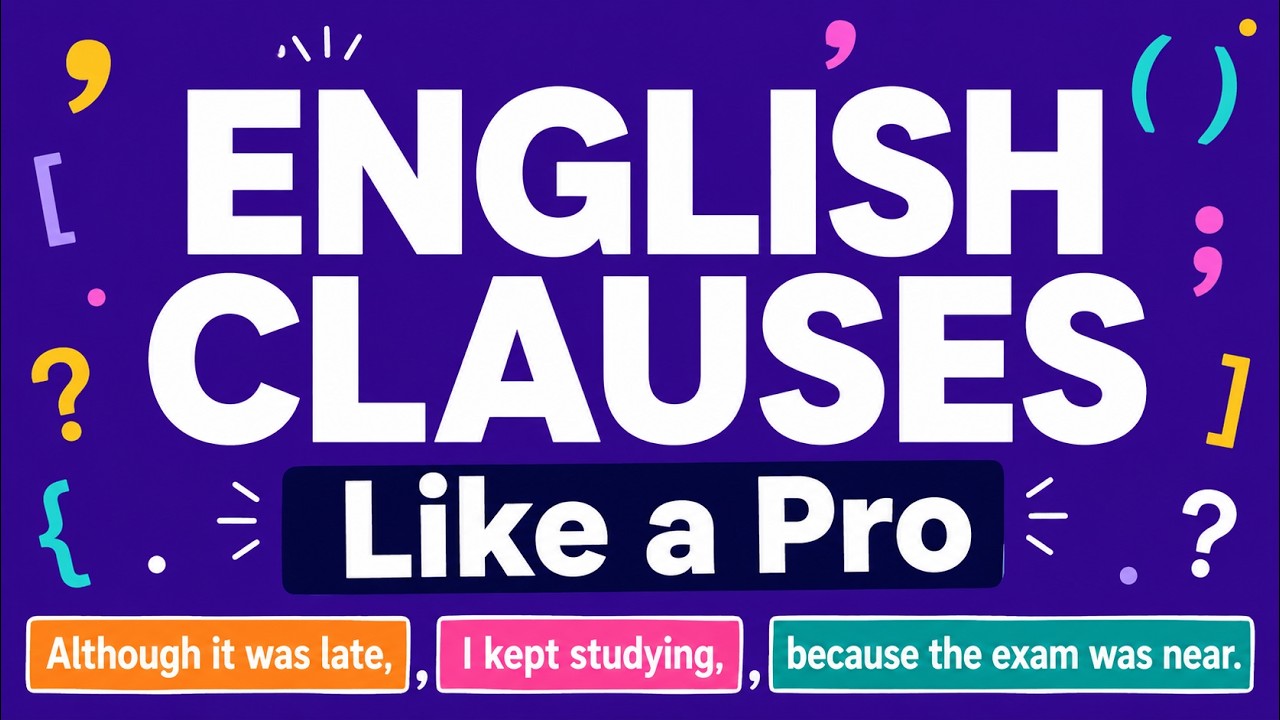 Three Clause Types That Native Speakers Use Every Day