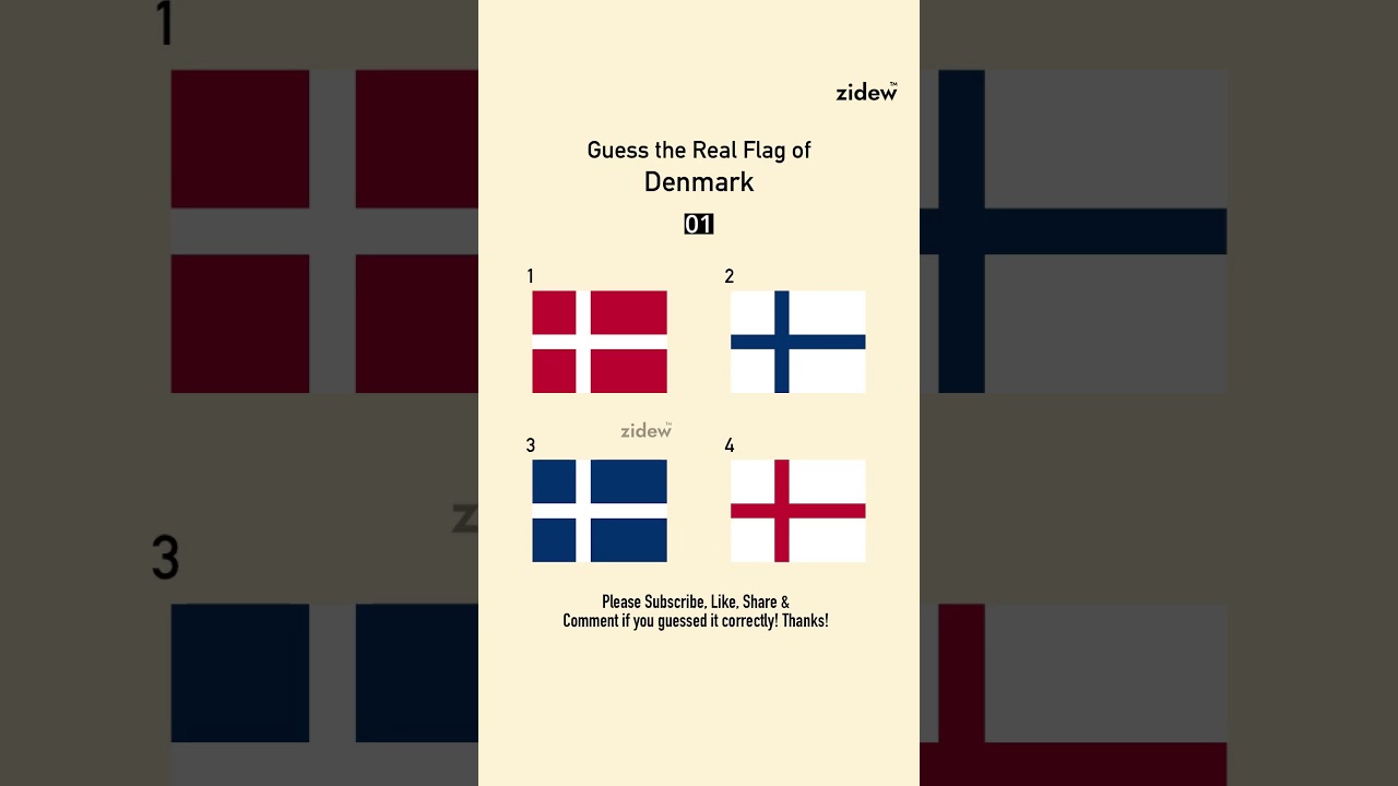 Guess the Real Flag 69 • Denmark 