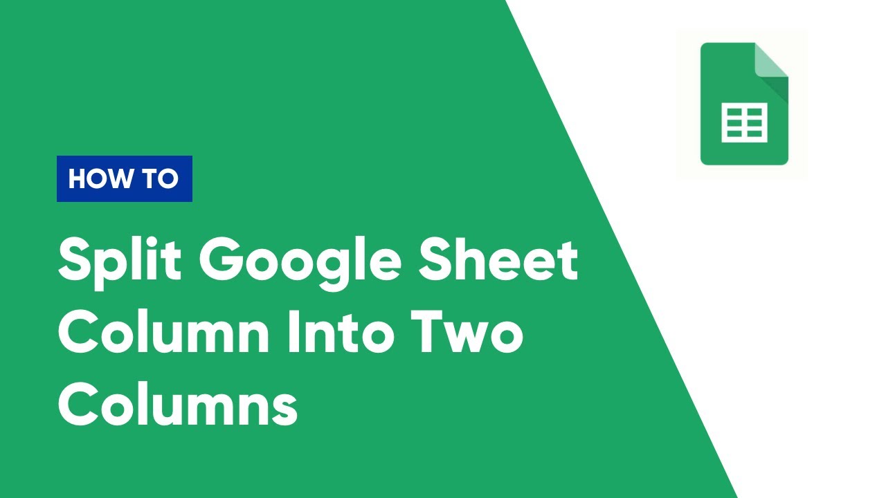 How To Split Text Into Multiple Columns in Google Sheets - YouTube