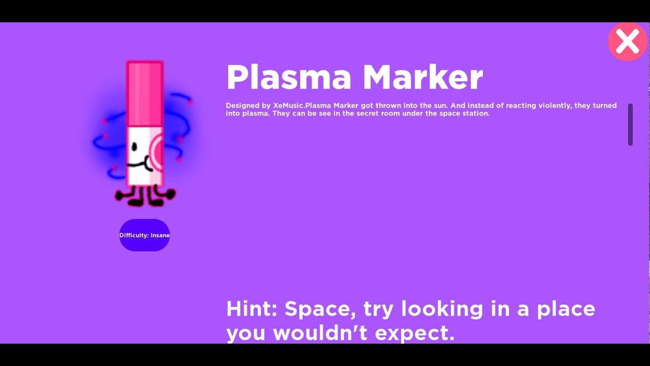 How to get the Plasma Marker Find the Markers [Roblox] YouTube