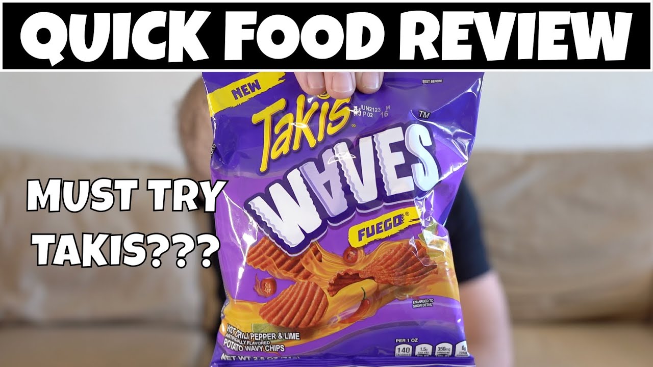 Tasting the Takis Waves Fuego! | Quick Food Review