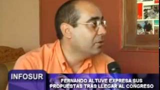 Propuestas de Fernán Altuve para el congreso (18 por Fuerza 2011)