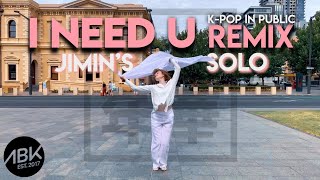 [K-POP IN PUBLIC] BTS (방탄소년단) JIMIN - I NEED U Remix (MMA 2019) Dance Cover by ABK Crew Resimi