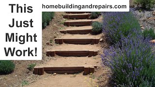 Is This The Cheapest Outdoor Stairway You Can Build?  Money Saving Ideas