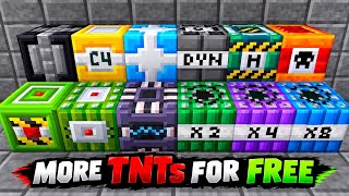 More TNTs for Free in Minecraft PE/BE | TNT Addon