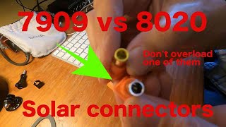 Jackery 8020 and 7909 solar connectors explained