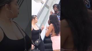 DISRESPECTFUL PHONE CALL PRANK ON ESCALATORS!