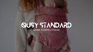 Qusy Sand Stories Polka - Ergonomiczne Nosidełko Dla Niemowlaków