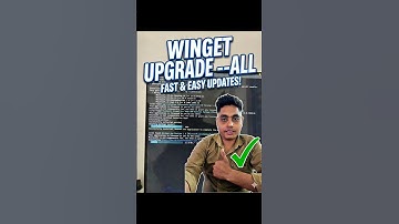 Update All Software in 10 Seconds 😱|winget upgrade --all PC Pro Tip|Update All Apps with One Command