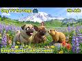 Puppy Cartoons 🌈 | Help Hyper Dogs Relax Fast | Peaceful Background Music | No Ads