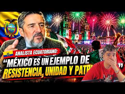 🇪🇨🥹 ECUATORIANO SE EMOCIONA AL VER CÓMO MÉXICO CELEBRA SU INDEPENDENCIA 🇲🇽