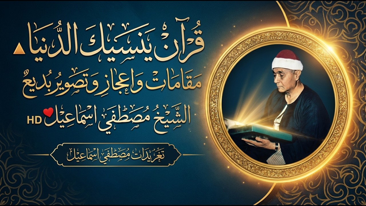 لا تتعجب من جمال التلاوة 🔺 روائع الشيخ مصـطفي اسـماعيل🔺متعه مابعدها متعه HD