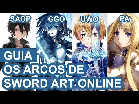 Guia - Todos os arcos de Sword Art Online - IntoxiAnime