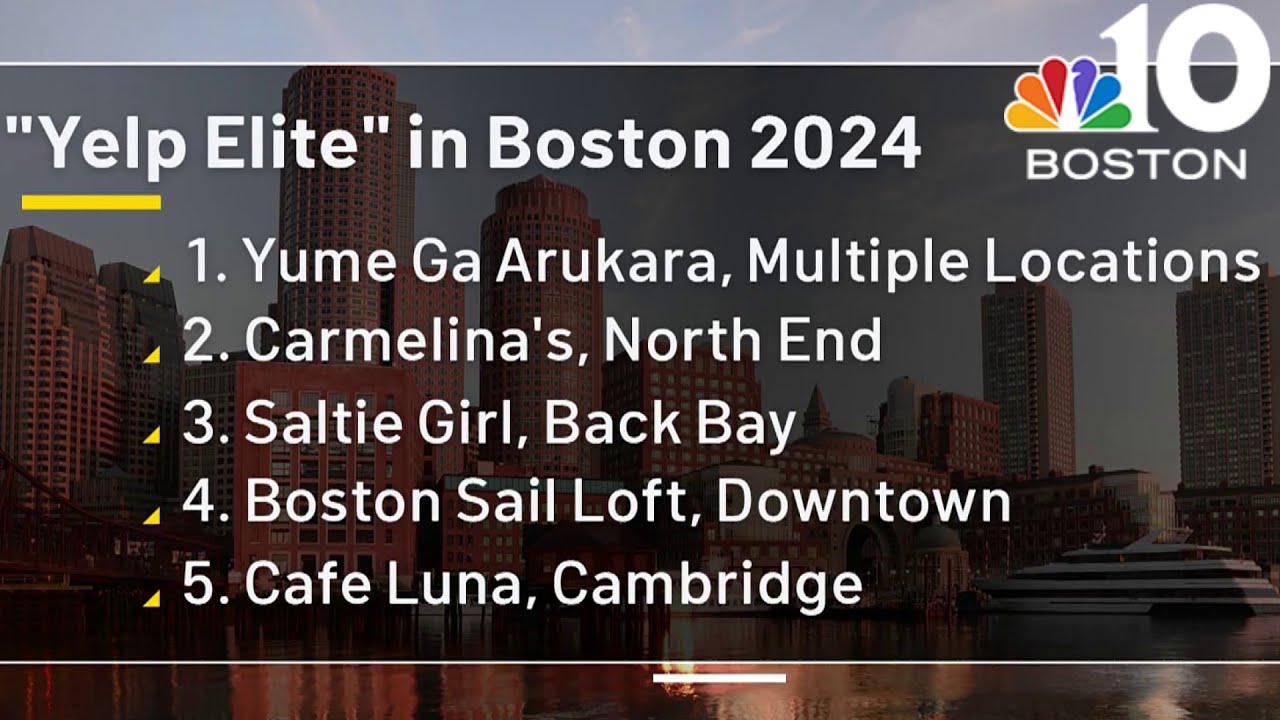Best places to eat in Boston? Yelp highlights 5 local restaurants