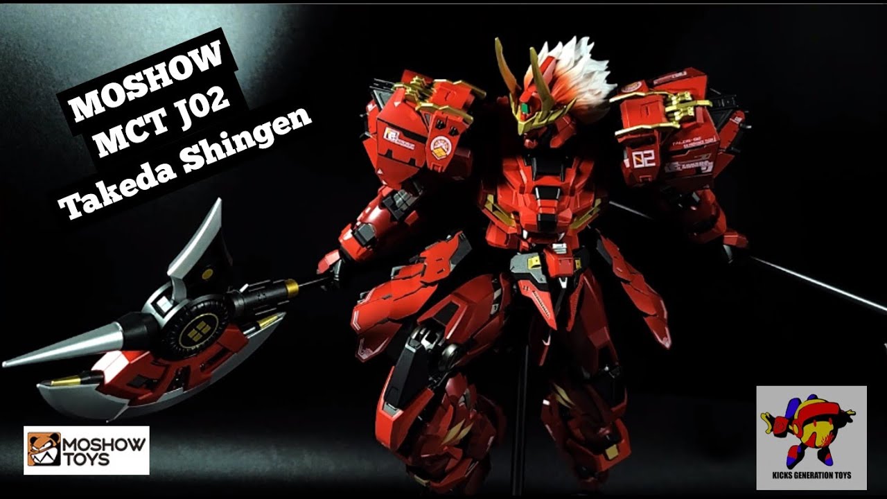 BANDAI - 新品 Moshow 1/72 合金 Moshow 1/72 Mct-J02 Takeda Shingen Alloy Action Figure