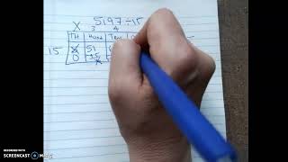 Using a Base 10 Chart to divide