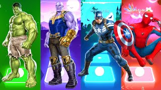 Telis Hop EDM &amp; Phonk Rush - Hulk vs Thanos vs Captain America vs Spider-Man