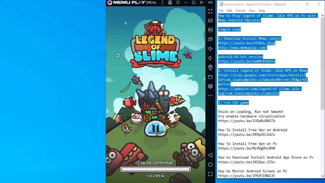 How to Play Legend of Slime: Idle RPG on Pc with Memu Android Emulator