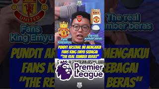 Pundit Arsenal ini mengakui fans MU "the real sumber beras" #epl #arsenal #manchesterunited #beras