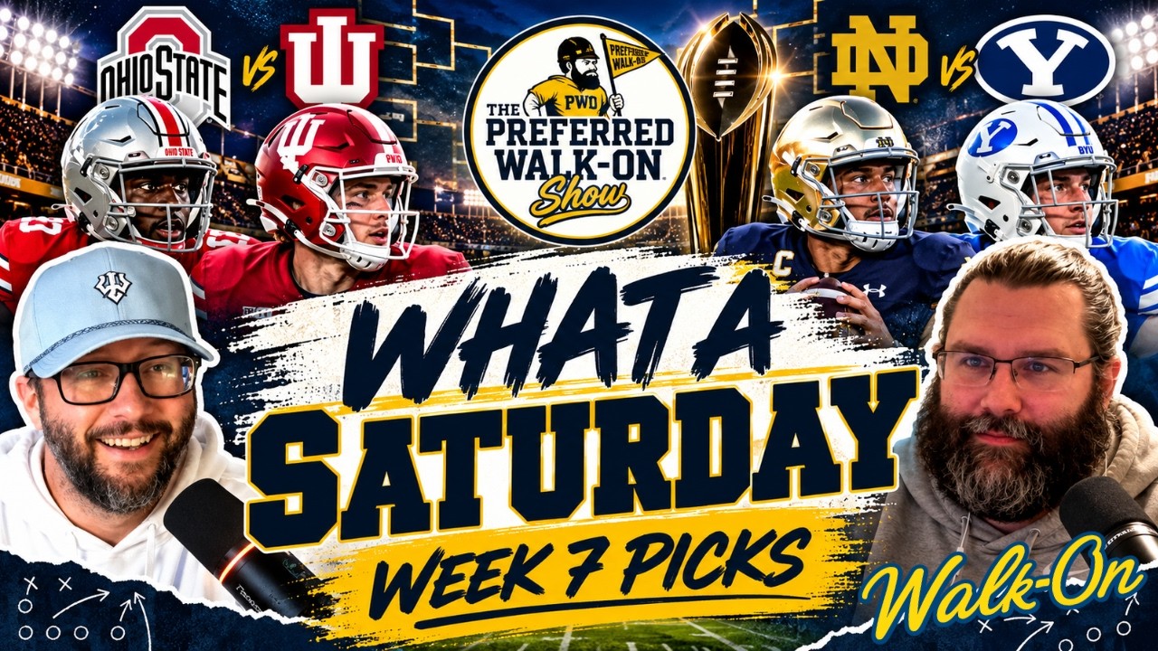 Ohio State–Indiana, Notre Dame–BYU & a MASSIVE College Football Weekend | Week 7 Picks
